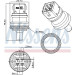 NISSENS Sensor, Kühlmitteltemperatur 207090