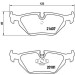 BREMBO Bremsklötze HA | BMW 3, Z1, Z3 90-03 | P 06 013 BREMBO Bremsklötze HA | BMW 3, Z1, Z3 90-03 | P 06 013