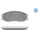 Bremsbelagsatz Hyundai P. H-1/Santa Fe 01- Mit Sensor | 025 235 6916/W