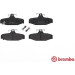 BREMBO Bremsklötze HA | SSANGYONG Korando, Rexton 02-06 | P 15 004 BREMBO Bremsklötze HA | SSANGYONG Korando, Rexton 02-06 | P 15 004