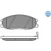 Bremsbelagsatz Hyundai P. H-1/Santa Fe 01- Mit Sensor | 025 235 6916/W