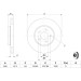 Bremsscheibe | FORD Mondeo | 0 986 479 B44