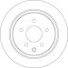 Bremsscheibe Nissan T. Juke/Pulsar/Qashqai 1.2-2.0 07 | DF7369