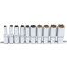 BGS Steckschlüssel-Einsatz-Satz Sechskant, tief | Antrieb Innenvierkant 12,5 mm (1/2"""") | Zollgrößen | 10-tlg | 2435 BGS Steckschlüssel-Einsatz-Satz Sechskant, tief | Antrieb Innenvierkant 12,5 mm (1/2"""") | Zollgrößen | 10-tlg | 2435