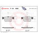 BREMBO Bremsklötze VA CITROEN Berlingo, C4, C5 18 XTRA LINE P 61 135X