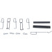 391-1265 Montagesatz f.Bremsklötze | Renault Twingo 93 | 109-1265 391-1265 Montagesatz f.Bremsklötze | Renault Twingo 93 | 109-1265