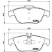 BREMBO Bremsklötze HA | MERCEDES W204/X204 07 | P 50 104 BREMBO Bremsklötze HA | MERCEDES W204/X204 07 | P 50 104