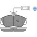 Bremsbelagsatz Vw P. A80/100/200 82-95 Mit Sensor | 025 211 3819/W Bremsbelagsatz Vw P. A80/100/200 82-95 Mit Sensor | 025 211 3819/W