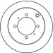 Bremsscheibe Mitsubishi T. Space Wagon 92 | DF4193 Bremsscheibe Mitsubishi T. Space Wagon 92 | DF4193