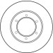 Bremsscheibe Toyota P. Hilux 84-05 | DF1418 Bremsscheibe Toyota P. Hilux 84-05 | DF1418