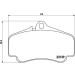 BREMBO Bremsklötze VA | PORSCHE 911 97-12 | P 65 011