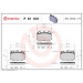BREMBO Bremsklötze VA | CITROEN AX/C15/Visa 85 | P 61 031