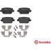 BREMBO Bremsklötze HA | LAND ROVER | P 44 017 BREMBO Bremsklötze HA | LAND ROVER | P 44 017