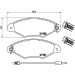 BREMBO Bremsklötze VA | RENAULT Kangoo 97 | P 68 042 BREMBO Bremsklötze VA | RENAULT Kangoo 97 | P 68 042