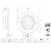 Bremsscheibe | BMW 1,2 Serie | 0 986 479 043 Bremsscheibe | BMW 1,2 Serie | 0 986 479 043
