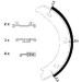 Handbremsbacken Db Vito | 91054600 Handbremsbacken Db Vito | 91054600