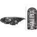 Scheinwerfer R H7/H1 +LWR+MOT CHROM VIST PQ | FORD FOCUS 7,10-10,14 | 1EA 354 994-021 Scheinwerfer R H7/H1 +LWR+MOT CHROM VIST PQ | FORD FOCUS 7,10-10,14 | 1EA 354 994-021