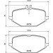 BREMBO Bremsklötze HA | MERCEDES GLE 19 | P 50 161 BREMBO Bremsklötze HA | MERCEDES GLE 19 | P 50 161