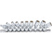 BGS Gelenk-Steckschlüssel-Satz | Antrieb Innenvierkant 6,3 mm (1/4"""") | SW 5 - 13 mm | 10-tlg | 220 BGS Gelenk-Steckschlüssel-Satz | Antrieb Innenvierkant 6,3 mm (1/4"""") | SW 5 - 13 mm | 10-tlg | 220