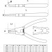 BGS Sprengringzangen-Satz | 175 mm | 4-tlg | 447 BGS Sprengringzangen-Satz | 175 mm | 4-tlg | 447