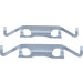 391-1640 Montagesatz f.Bremsklötze | MERCEDES W211,W220,W221,W164 98 | 109-1640 391-1640 Montagesatz f.Bremsklötze | MERCEDES W211,W220,W221,W164 98 | 109-1640