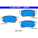 Bremsbelagsatz Honda T. Accord/Civic 85-01 | 13.0460-5998.2 Bremsbelagsatz Honda T. Accord/Civic 85-01 | 13.0460-5998.2