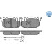 Bremsbelagsatz Citroen P. Saxo 96-03 Mit Sensor | 025 209 0618/W Bremsbelagsatz Citroen P. Saxo 96-03 Mit Sensor | 025 209 0618/W