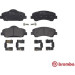 BREMBO Bremsklötze VA | PEUGEOT 308 12 | P 61 113 BREMBO Bremsklötze VA | PEUGEOT 308 12 | P 61 113
