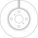 82 481 111 Bremsscheibe VA | TOYOTA Yaris 1.0VVTi 06 | DF4806 82 481 111 Bremsscheibe VA | TOYOTA Yaris 1.0VVTi 06 | DF4806