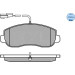 Bremsbelagsatz Renault P. Master/Movano 10- Mit Sensor | 025 251 4718/W Bremsbelagsatz Renault P. Master/Movano 10- Mit Sensor | 025 251 4718/W