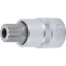 BGS Bit-Einsatz | Antrieb Innenvierkant 12,5 mm (1/2"""") | Innenvielzahn (für XZN) mit Bohrung M16 | 4356 BGS Bit-Einsatz | Antrieb Innenvierkant 12,5 mm (1/2"""") | Innenvielzahn (für XZN) mit Bohrung M16 | 4356
