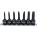 BGS Schraubenausdreher-Satz | Antrieb Innenvierkant 12,5 mm (1/2"""") | für defekten Innensechskant 4 - 12 mm | 7-tlg | 7004 BGS Schraubenausdreher-Satz | Antrieb Innenvierkant 12,5 mm (1/2"""") | für defekten Innensechskant 4 - 12 mm | 7-tlg | 7004