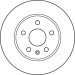 Bremsscheibe Opel P. Insignia | DF4995S