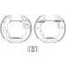 84054300 Bremsbackensatz Shoe Kit Pro