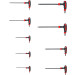 BGS Schraubendreher-Satz mit T-Griff und seitlicher Klinge T-Profil (für Torx) mit Bohrung T10 - T50 9-tlg BGS Do it yourself 7880