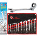 BGS Ratschenring-Maulschlüssel-Satz | flexible Köpfe | SW 8 - 19 mm | 12-tlg | 30002 BGS Ratschenring-Maulschlüssel-Satz | flexible Köpfe | SW 8 - 19 mm | 12-tlg | 30002