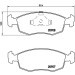 BREMBO Bremsklötze VA | FORD Escort, Orion, Sierra 83-02 | P 24 019 BREMBO Bremsklötze VA | FORD Escort, Orion, Sierra 83-02 | P 24 019
