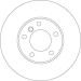 11 481 045 Bremsscheibe VA | BMW E39 00 | DF4248S