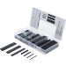 BGS Schrumpfschlauch-Sortiment | schwarz | 126-tlg | 88184 BGS Schrumpfschlauch-Sortiment | schwarz | 126-tlg | 88184