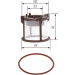 Kraftstofffiltereinsatz | MERCEDES SK,MK,NG,O404 73 | F 026 402 133 Kraftstofffiltereinsatz | MERCEDES SK,MK,NG,O404 73 | F 026 402 133