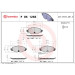 BREMBO Bremsbelagsatz, Scheibenbremse P 85 126E BEYOND LINE - EV BREMBO Bremsbelagsatz, Scheibenbremse P 85 126E BEYOND LINE - EV