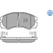 Bremsbelagsatz Opel P. Frontera/Monterey 92- Mit Sensor | 025 218 4516/W Bremsbelagsatz Opel P. Frontera/Monterey 92- Mit Sensor | 025 218 4516/W
