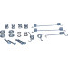 391-0650 Montagesatz f.Bremsbacken | CITROEN AX,PEUGEOT 106 86 | 105-0650 391-0650 Montagesatz f.Bremsbacken | CITROEN AX,PEUGEOT 106 86 | 105-0650