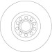 Bremsscheibe Audi S. A4/A6 1.8-4.2 Quattro 97-08 TRW SINGLE DF4258S