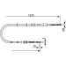 Handbremsseil | AUDI 80 91 | 1987477884 Handbremsseil | AUDI 80 91 | 1987477884