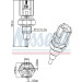 NISSENS Sensor, Kühlmitteltemperatur 207098