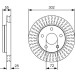 Bremsscheibe | JEEP Wrangler III | 0 986 479 C38