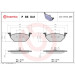BREMBO Bremsklötze VA | AUDI,SEAT,SKODA,VW 10-18 | P 85 041 BREMBO Bremsklötze VA | AUDI,SEAT,SKODA,VW 10-18 | P 85 041