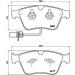 BREMBO Bremsklötze VA | BENTLEY Continental 03 | P 05 003 BREMBO Bremsklötze VA | BENTLEY Continental 03 | P 05 003