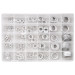 S8143 SW-Stahl Alu-Dichtringsortiment 300 tlg.